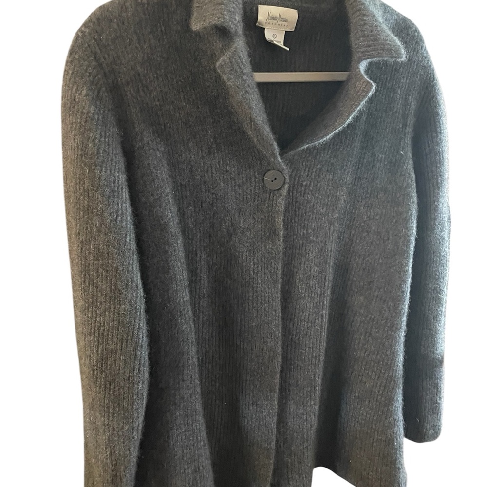 Neiman Marcus Charcoal Cardigan